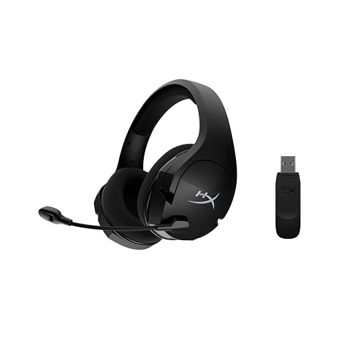 HyperX Cloud Stinger Core Wireless Gaming-Headset, 7.1 Surround, DTS Headphone:X, Geräuschunterdrückendes Mikrofon, 2,4-GHz, PC-kompatibel, integrierte Steuerung, Schwarz Bild 3