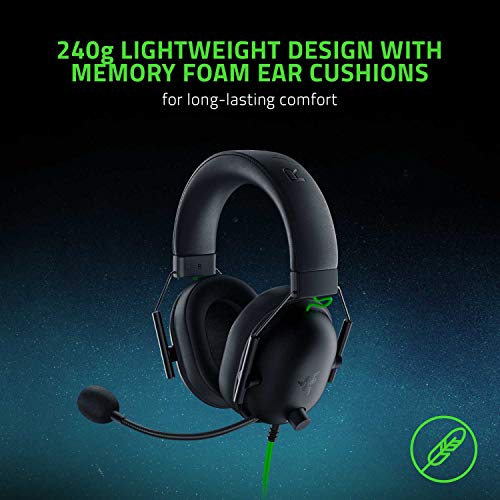 Razer BlackShark V2 X Gaming-Headset: 7.1 Surround Sound – 50 mm Treiber – Memory-Schaumstoff-Kissen – für PC, PS4, PS5, Switch, Xbox One, Xbox Series X|S, Mobile – 3,5 mm Klinkenstecker – Schwarz Bild 6
