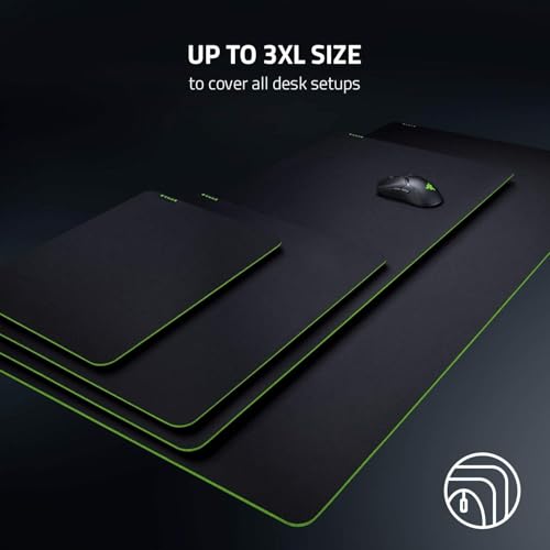 Razer Gigantus V2 3XL - Weiches Gaming-Mauspad für schnelle Spielstile und optimale Kontrolle (1200 x 550 x 4mm, Texturierter Stoff aus Mikrogewebe, Rutschfestes Gummi) Schwarz Bild 5