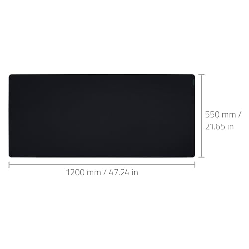 Razer Gigantus V2 3XL - Weiches Gaming-Mauspad für schnelle Spielstile und optimale Kontrolle (1200 x 550 x 4mm, Texturierter Stoff aus Mikrogewebe, Rutschfestes Gummi) Schwarz Bild 6