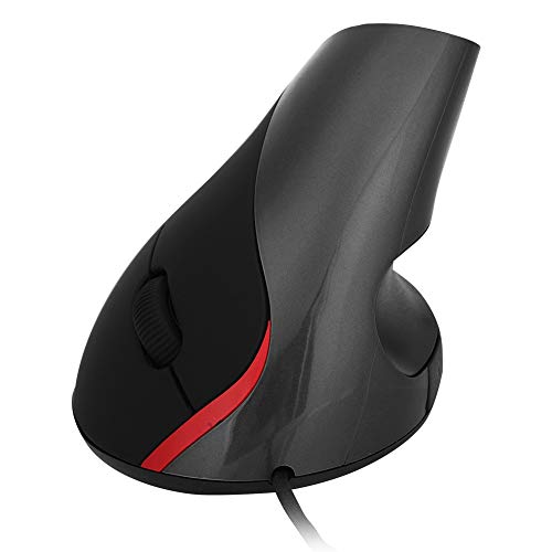Tosuny Ergonomische Mäuse, 3200DPI Gaming Mice Mouse USB Vertikale Maus Mäuse, Wrist Rest Gaming Mäuse für PC Laptop(Schwarz) Bild 1
