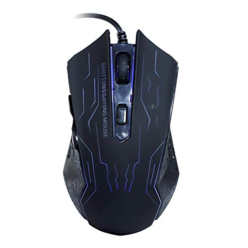Gaming Mouse Kabelgebundene, stille Spielemaus USB Kabelgebundene Desktop-Laptop-Maus G6 1,5 m 6-Gang-verstellbare, einstellbare,komfortable Griff Ergonomische optische Bild 7