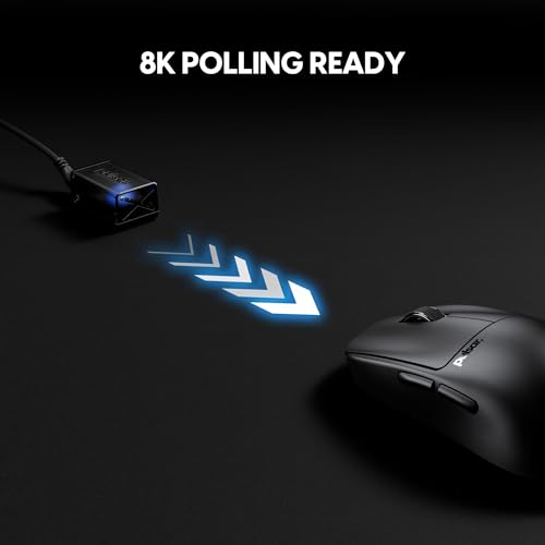 Pulsar Gaming Gears X2 CrazyLight Mini-Gaming-Maus, kabellos, ultraleicht, 35 g, 1 ms, 32000 dpi, optischer Swhich XS-1 Flaggschiff-Sensor Bild 7