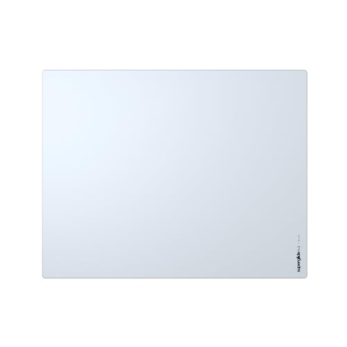 Pulsar Superglide Gaming-Mauspad aus Glas, V2, Aluminium-Silikat-Glasoberfläche, rutschfest, vollständig geformt, hochdichtes Silikongummi, 41,9 x 33 cm (L, Weiß) Bild 1