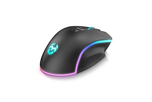 KROM KEOS - Gaming-Maus mit hochpräzisem optischen Sensor, 6400 dpi, RGB-Regenbogen, 7 programmierbare Tasten, schwarz Bild 5