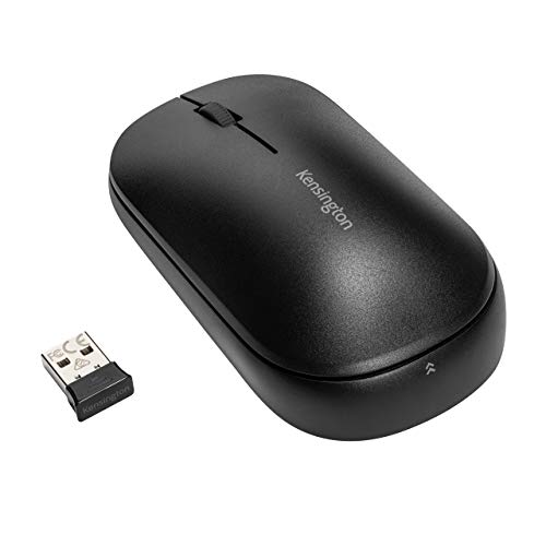 Kensington SureTrack Kabellose Maus mit Bluetooth und Nano-USB-Empfänger, Ideal für Laptops und Desktop-Computer, Kompatibel mit Chrome, Mac, Windows und Android, Schwarz, K75298WW Bild 1