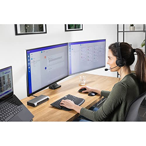 Kensington SureTrack Kabellose Maus mit Bluetooth und Nano-USB-Empfänger, Ideal für Laptops und Desktop-Computer, Kompatibel mit Chrome, Mac, Windows und Android, Schwarz, K75298WW Bild 2