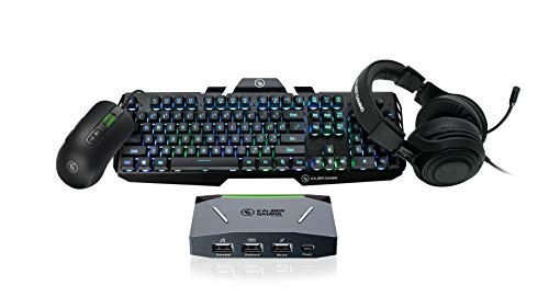 IOGEAR -KeyMander GE1337P2KIT3 2/Tastatur/Maus/Headset, Schwarz Bild 1