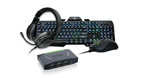 IOGEAR -KeyMander GE1337P2KIT3 2/Tastatur/Maus/Headset, Schwarz Bild 2