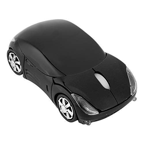 Kabellose Maus mit USB Empfänger, 2.4G Optische Gaming Maus, 3 Tasten, 1600 DPI, für Kinder, Laptop, PC (Schwarz) Bild 1