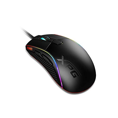 XPG Primer Gaming-Maus - Komfortable Gaming-Maus mit 12.000 DPI Optik-Sensor, Schwarz, Primer-BKCWW Bild 2