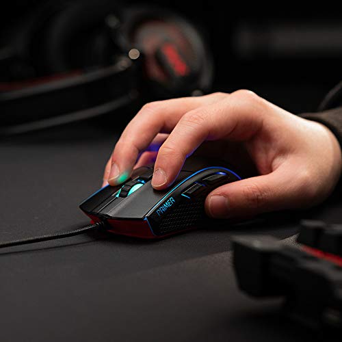 XPG Primer Gaming-Maus - Komfortable Gaming-Maus mit 12.000 DPI Optik-Sensor, Schwarz, Primer-BKCWW Bild 4