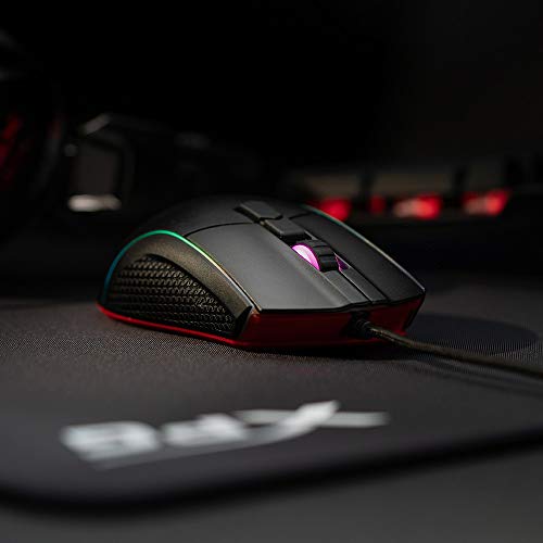 XPG Primer Gaming-Maus - Komfortable Gaming-Maus mit 12.000 DPI Optik-Sensor, Schwarz, Primer-BKCWW Bild 5