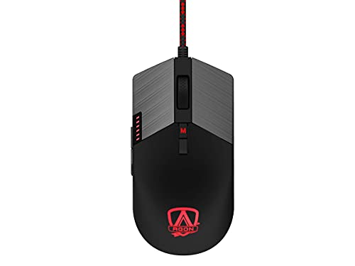 Agon by AOC AGM700 Gaming Maus - 16.000 DPI - Omron Switches - RGB-Effekte - Einstellbare DPI - Verstellbares Gewicht Bild 1