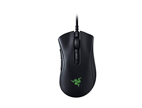 Razer DeathAdder V2 Mini-USB-Gaming-Maus: Optischer Sensor mit 8500 K DPI, 62 g leichtes Design, Chroma-RGB-Beleuchtung, 6 programmierbare Tasten, rutschfestes Griffband, Klassisches Schwarz Bild 1
