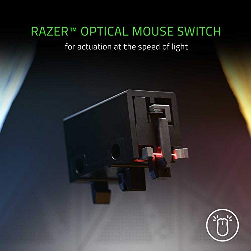 Razer DeathAdder V2 Mini-USB-Gaming-Maus: Optischer Sensor mit 8500 K DPI, 62 g leichtes Design, Chroma-RGB-Beleuchtung, 6 programmierbare Tasten, rutschfestes Griffband, Klassisches Schwarz Bild 3
