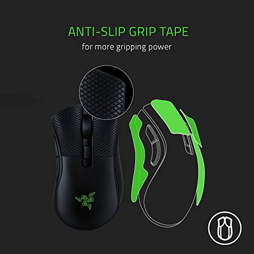 Razer DeathAdder V2 Mini-USB-Gaming-Maus: Optischer Sensor mit 8500 K DPI, 62 g leichtes Design, Chroma-RGB-Beleuchtung, 6 programmierbare Tasten, rutschfestes Griffband, Klassisches Schwarz Bild 6