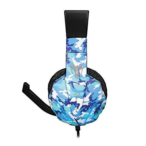 TECHMADE Gaming-Handschuhe, multifunktional, Camouflage, Blau Bild 2