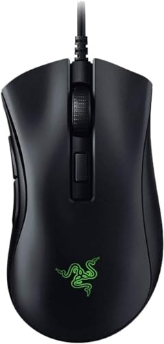 Razer DeathAdder V2 Mini - Kabelgebundene Gaming Maus mit rutschfestem Grip-Tape für PC / Mac (Ultraleicht, Speedflex-Kabel, Sensor mit 8500 DPI, Chroma RGB Beleuchtung) Schwarz Bild 1