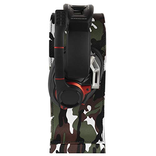 GEEKRIA Camo Gaming-Headset-Ständer, Veganer Ledersockel aus Holz, Omega-Kopfhörerhalter für den Schreibtisch, Display-Rack für Over-Ear, kompatibel mit JBL, HyperX, Razer, Turtle Beach, Sony PS5 Bild 7