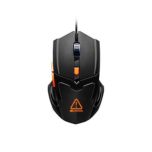 Canyon Gaming-Maus 3200DPI Sensor Pixart – 6 programmierbare Tasten – Lichter RGB – Kabel 1,7 m CND-SGM02RGB Bild 1
