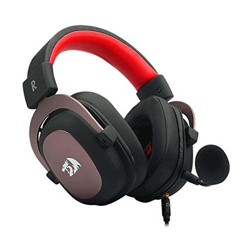 Redragon H510 Zeus 2 Headset für Gaming, High-Definition-Audio + leistungsstarke Bass-Kopfhörer mit Mikrofon für PC, Handy, PS4 - 7.1 Sound + herunterladbare Software Bild 4