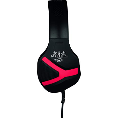 Konix Mythics Nemesis Kabelgebundenes Gaming Headset für Nintendo Switch - 45° Mikrofon - 1,5 m Kabel - 3,5 mm Klinkenstecker - Schwarz und Rot Bild 3