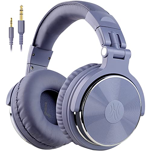 OneOdio Over Ear Kopfhörer mit Kabel, 50mm Treiber, Bassklang, 6.35 & 3.5mm Klinke, Share-Port, Geschlossene Studio Headphones für DJ, Podcast, Monitor, Handy, PC, MP3/4 (Pro-10 Blau) Bild 1
