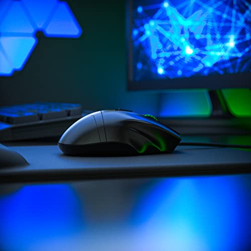 CSL - 4800 DPI Gaming Maus mit RGB Beleuchtung – optische Computermaus - 9 Tasten – 600-4800 DPI – 7 Farben – LED Farbwechsel – Huano Tasten – Makroprogrammierung – mit Software Treiber-CD – schwarz Bild 6