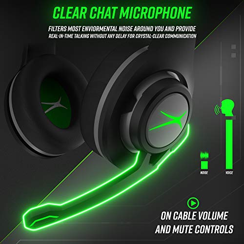 Premier Accessory Group Stereo-Kopfhörer, Gaming-Headset für Handys, PC, PS4, Xbox (AL2000) Bild 4