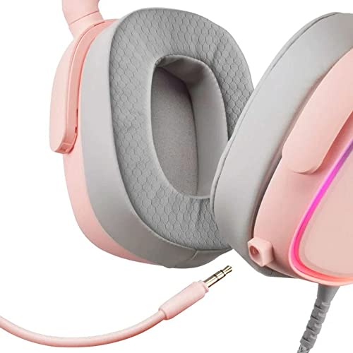 Mars Gaming MHAX, RGB Gaming-Headset, Abnehmbares Mikrofon, HiFi-Kopfhörer, Windows/PS4/PS5/XBOX ONE/Xbox Series X|S/Mac/Switch/Switch 2/Smartphone/Tablet, Rosa Bild 2