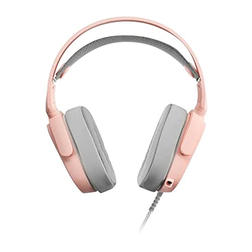 Mars Gaming MHAX, RGB Gaming-Headset, Abnehmbares Mikrofon, HiFi-Kopfhörer, Windows/PS4/PS5/XBOX ONE/Xbox Series X|S/Mac/Switch/Switch 2/Smartphone/Tablet, Rosa Bild 4