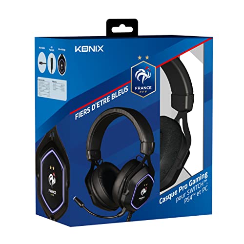 Konix FFF Kabelgebundenes Gaming-Headset Hexagon 7.1 für Konsolen, PC, Smartphones und Tablets - Flexibles Mikrofon - 50 mm Lautsprecher. Bild 7