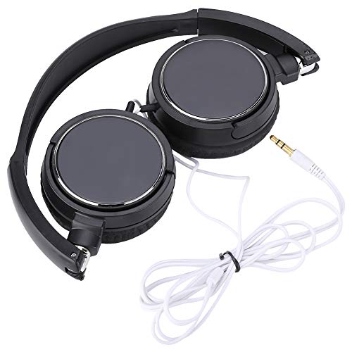 ASHATA Kabelgebundenes Headset, automatische FM-Suche, Faltbare Kopfhörer mit Geräuschunterdrückung von 93 dB, hautfreundliche Ohrpolster für den Reisesport Bild 7