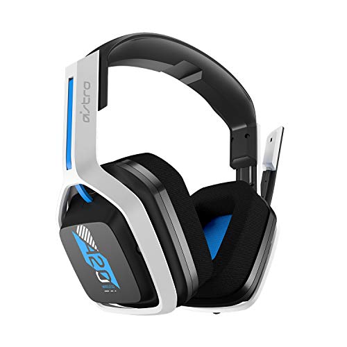 ASTRO Gaming A20 Wireless Headset Gen 2 für PlayStation 5, PlayStation 4, PC und Mac – Weiß / Blau Bild 1