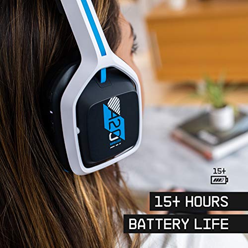 ASTRO Gaming A20 Wireless Headset Gen 2 für PlayStation 5, PlayStation 4, PC und Mac – Weiß / Blau Bild 4