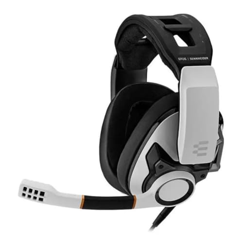 EPOS I Sennheiser GSP 601 Gaming Headset, Geräuschunterdrückendes Mikrofon, Flip-to-Mute, Ergonomisch, Ohrpolster, Kompatibel mit PC, Mac, PS4, PS5, Xbox Series X, Xbox One und Nintendo Switch (Weiß) Bild 1