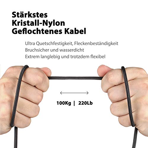 DuKabel Audio Klinken Y Kabel Kopfhörer Splitter Adapter (3.5mm CTIA Standard Klinkenstecker auf 2X 3,5mm TRS Buchse) für Gaming Headset, Xbox One, PS4, Smartphones und Laptop - Top Series 1,2m Bild 6