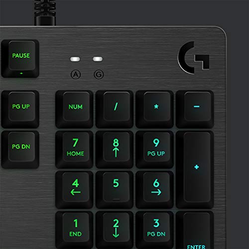 Logitech G432 kabelgebundenes Gaming-Headset, 7.1 Surround Sound, DTS Headphone:X 2.0 + Logitech G512 mechanische Gaming-Tastatur, GX-Brown Taktile Switches, LIGHTSYNC RGB-Beleuchtung Bild 5
