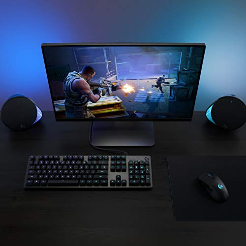 Logitech G432 kabelgebundenes Gaming-Headset, 7.1 Surround Sound, DTS Headphone:X 2.0 + Logitech G512 mechanische Gaming-Tastatur, GX-Brown Taktile Switches, LIGHTSYNC RGB-Beleuchtung Bild 7
