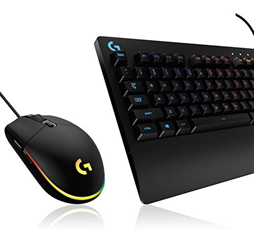 Logitech G213 Prodigy Gaming-Tastatur, RGB-Beleuchtung, Programmierbare G-Tasten + Logitech G203 Gaming-Maus mit anpassbarer LIGHTSYNC RGB-Beleuchtung, 6 programmierbare Tasten Bild 1