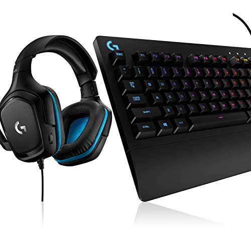 Logitech G213 Prodigy Gaming-Tastatur, RGB-Beleuchtung, Programmierbare G-Tasten + Logitech G432 kabelgebundenes Gaming-Headset, 7.1 Surround Sound, DTS Headphone:X 2.0 Bild 1