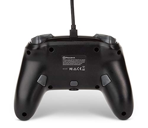 Verbesserter Kabelgebundener PowerA Controller für Nintendo Switch – Mario Silver, Gamepad, Game-Controller, Kabelgebundener Controller, Offiziell Lizenziert Bild 4