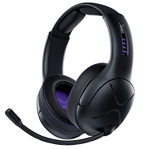 Victrix Gambit Schwarz drahtlos and verkabelt Gaming Kopfhörer mit Mic - PlayStation PS4, PS5 - Esports-Ready Pro Audio, Noise Cancelling Microphone, Ultra-Komfort Over the Ear Kopfhörer Bild 1