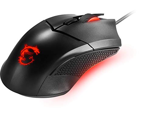 MSI Clutch GM08 Gaming Maus (kabelgebunden, PAW-3519 Sensor, 200-4200 DPI, 6 Tasten, schwarz, RGB Light) Bild 4