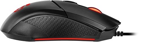 MSI Clutch GM08 Gaming Maus (kabelgebunden, PAW-3519 Sensor, 200-4200 DPI, 6 Tasten, schwarz, RGB Light) Bild 5