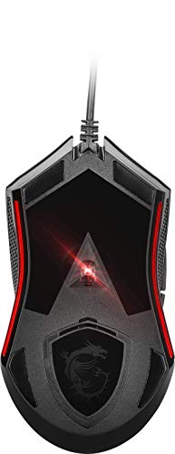 MSI Clutch GM08 Gaming Maus (kabelgebunden, PAW-3519 Sensor, 200-4200 DPI, 6 Tasten, schwarz, RGB Light) Bild 6