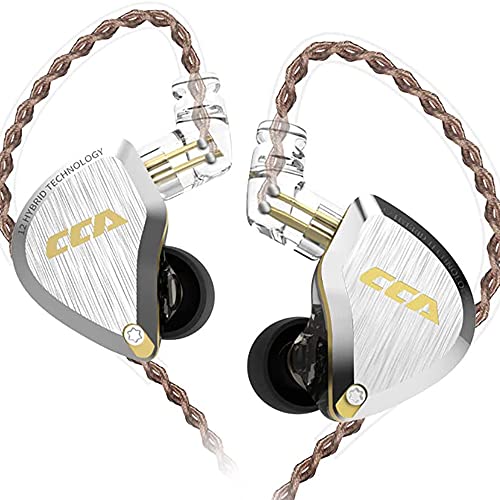 CCA C12 5BA 1DD Stereo Bass Kopfhörer In Ear Kopfhörer mit Kabel Noise Cancelling Sport Earbuds Headset für Musiker Audiophile Sänger DJ Bild 1