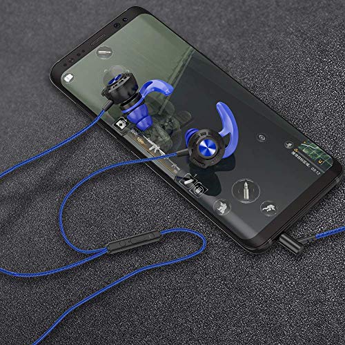 BENGOO G16 Gaming-Ohrstöpsel Mit Dual-Mikrofon, Stummschalt- und Lautstärkeregler - In-Ear Headset für PC, Handy, PS4, 5, PlayStation, 3.5-mm-Klinkenstecker Bild 2