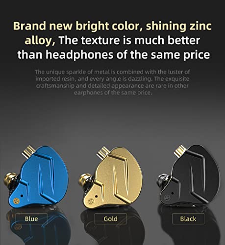 CCA KZ ZSN Pro X In Ear Kopfhörer 1BA 1DD Stereo Earbuds Kopfhörer HiFi Sport Gaming 3.5 mm Wagenheber Kopfhörer Komfort Verschleiß für Telefon Computer Tablet Bild 2